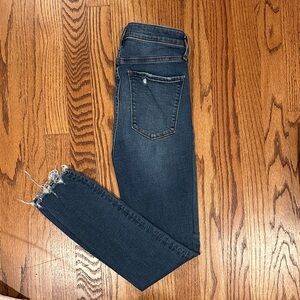 Abercrombie & Fitch Dark Blue Ankle Jeans